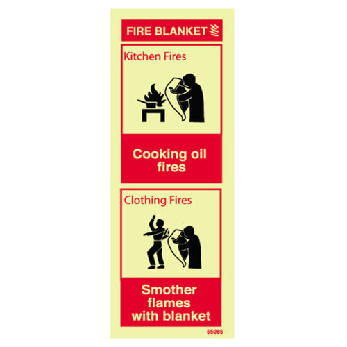 Fire Blanket ID Sign (55085R)